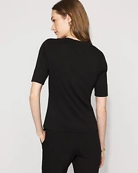 Elbow Sleeve Charm Tee