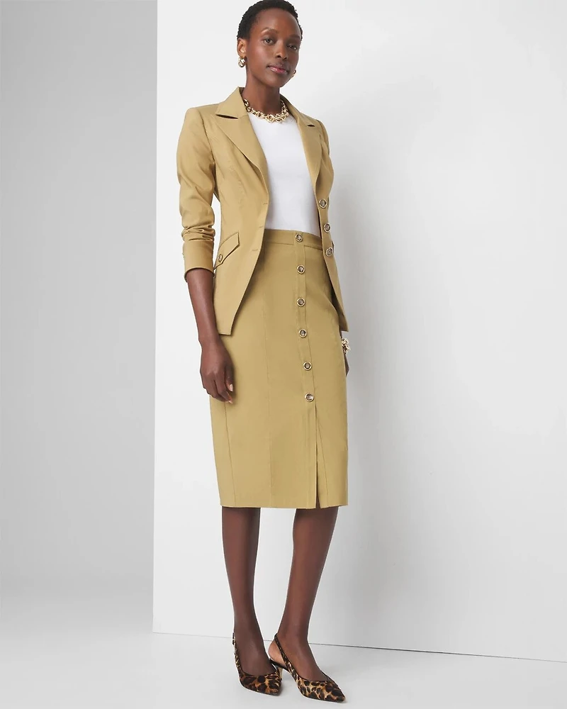 Utility Button Skirt