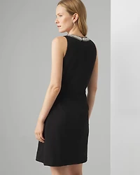 Crystal Embellished Mini Dress