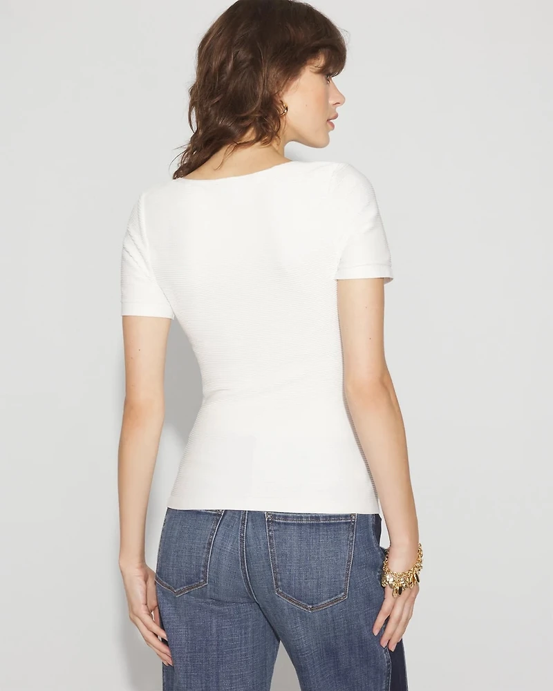 WHBM FORME™ Seamless Ribbed Tee