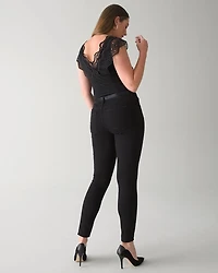 High-Rise Black Skinny Jeans
