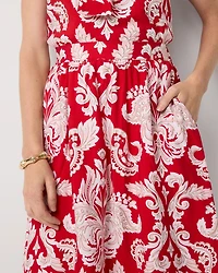 Tiered Midi Skirt