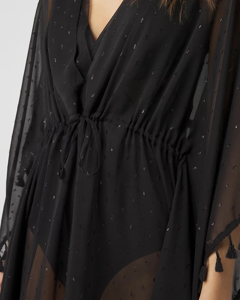 Tassel Trimmed Cover-Up