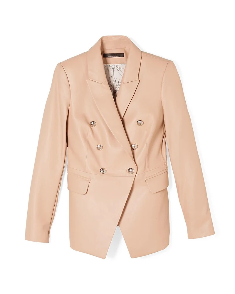 WHBM® Studio Leather Blazer