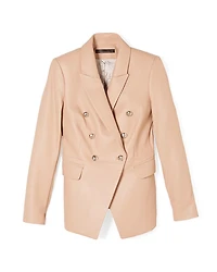 WHBM® Studio Leather Blazer