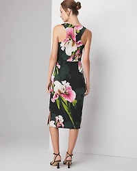 Sleeveless Matte Jersey Midi Dress