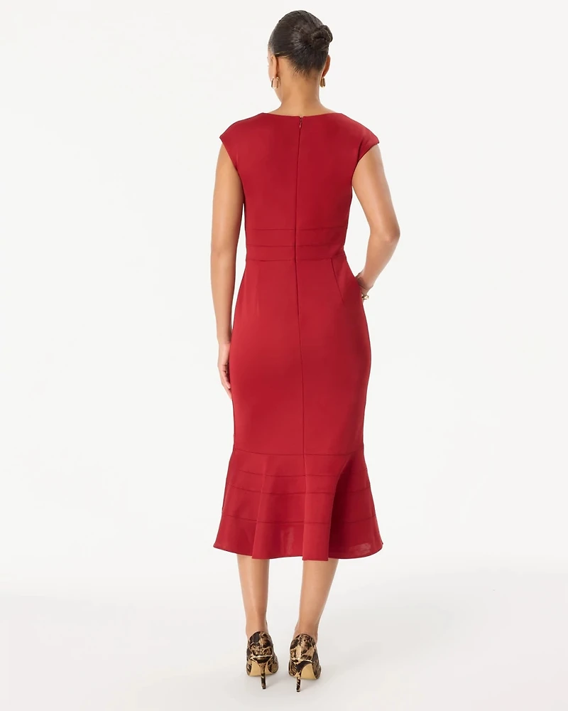 Ponte Midi Dress