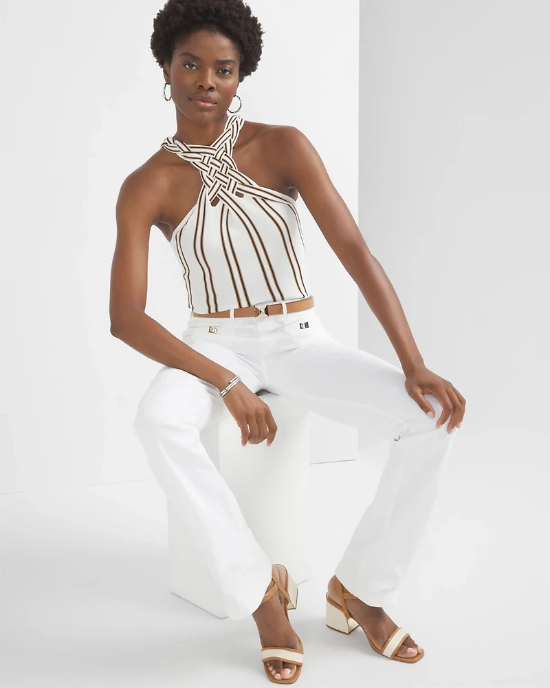 Striped Braided Halter