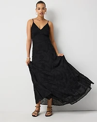 Eyelet Maxi Dress