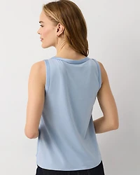 Satin Front Shell Tank