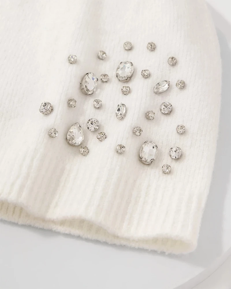 Rhinestone Beanie Hat