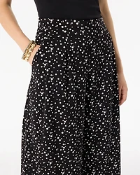 Pleated Wide Leg Pant