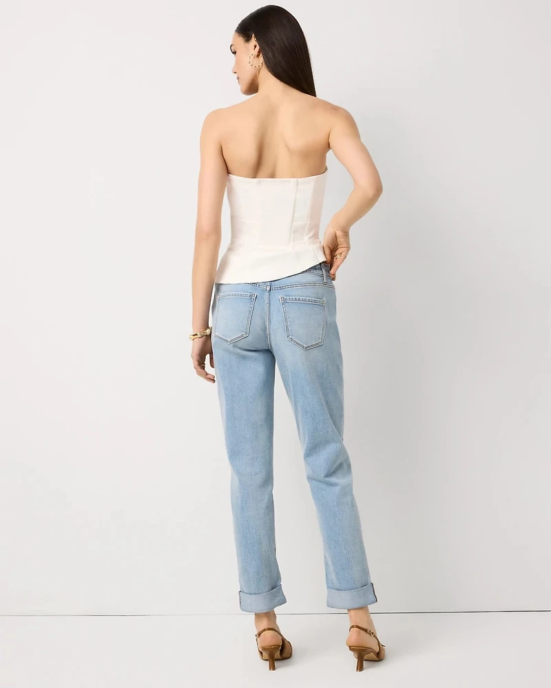 Mid-Rise Girlfriend Jean