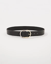 Mixed Metal Buckle Belt