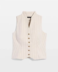 Pinstripe Vest
