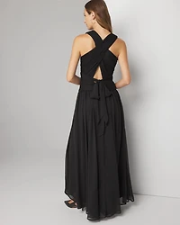 Pleated Maxi Dress