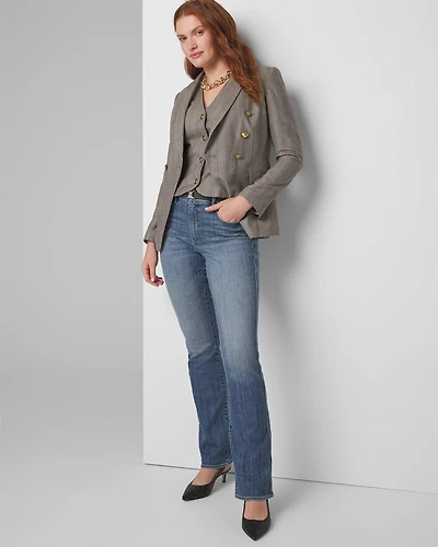 High-Rise Skinny Flare Jeans