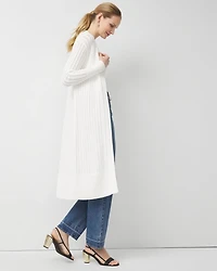 Pointelle Belted Duster