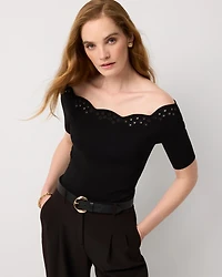 WHBM FORME™ Sculpt Stretch Off-The-Shoulder Top