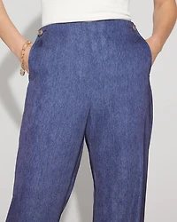 Denim Print Trouser