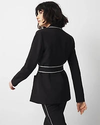 Relaxed Blazer with Piping