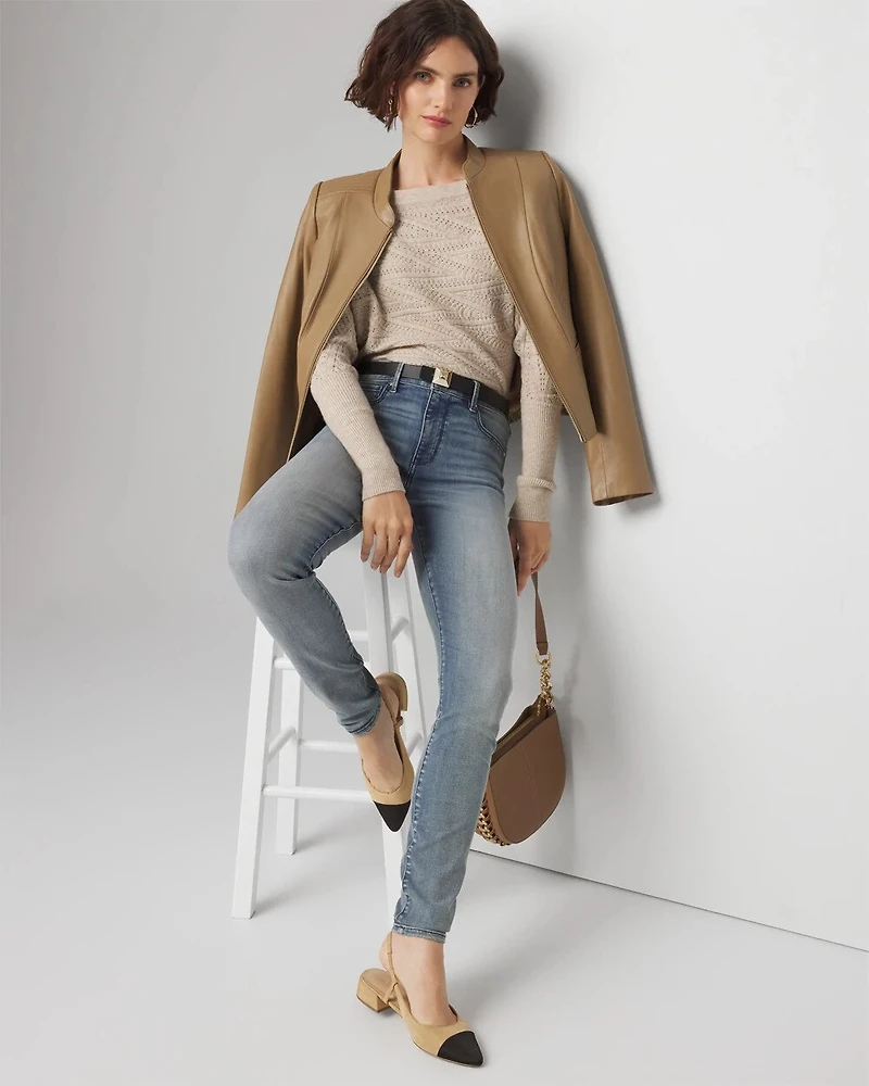 High-Rise Jeanie Denim Legging