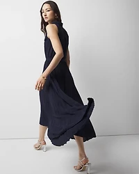 Petite Pleated Shirt Dress