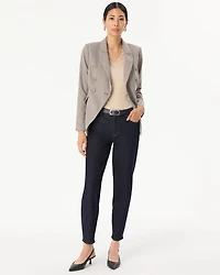 High-Rise Tapered Ankle Jeans