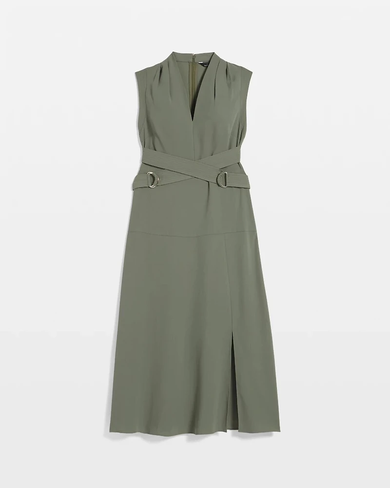 Crisscross Utility Midi Dress
