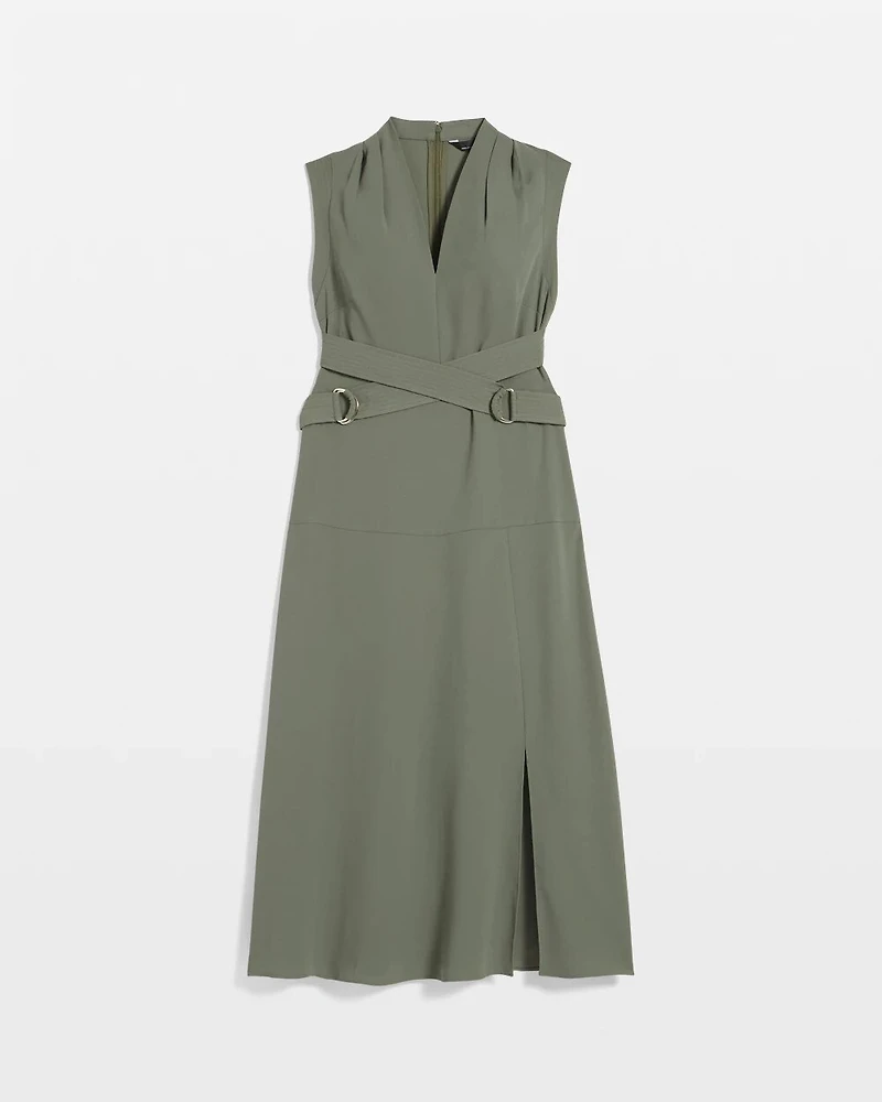 Crisscross Utility Midi Dress