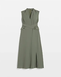 Crisscross Utility Midi Dress