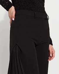 Pleated-Side Wide Leg Pant