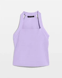 WHBM FORME™ Sculpt Stretch Sweater Halter Top