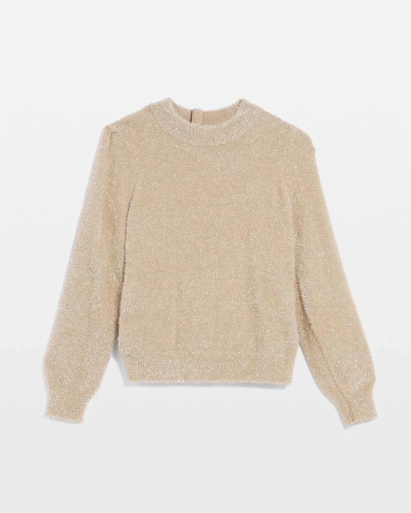 Tinsel Trim Sweater