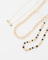 Black Cap Convertible Necklace