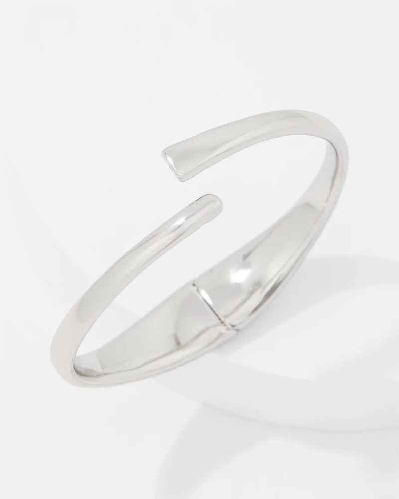Silver Sculptural Cuff