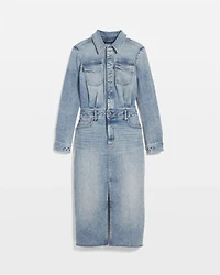 Denim Midi Dress