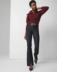 Half-Zip Boucle Sweater