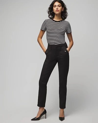 Curvy High-Rise Pret-A-Jet Slim Ankle Pants
