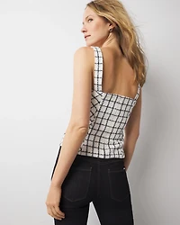 Plaid Bustier
