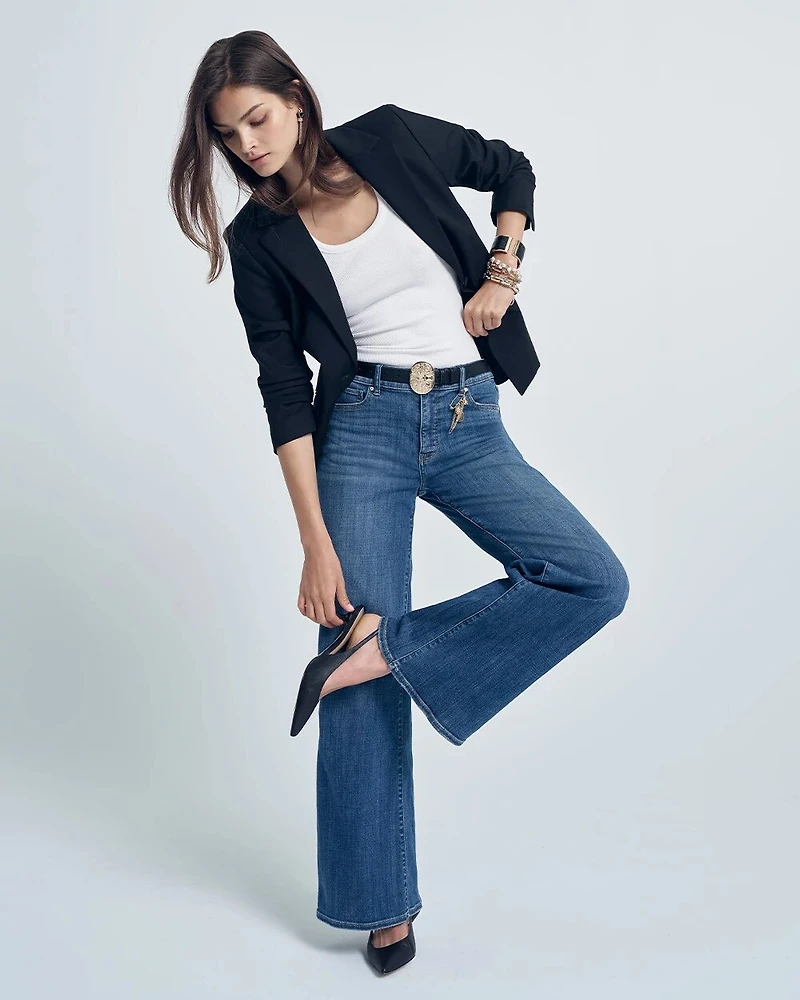 High-Rise Wide Leg Jeans