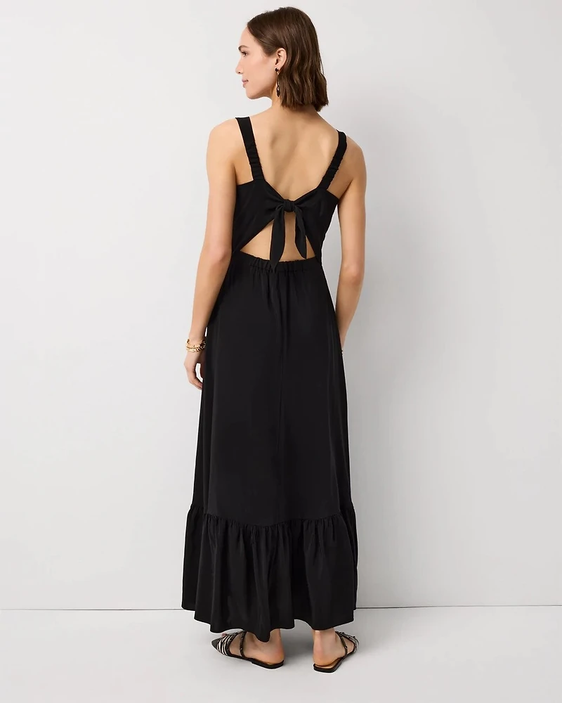 Tie-Back Maxi Dress