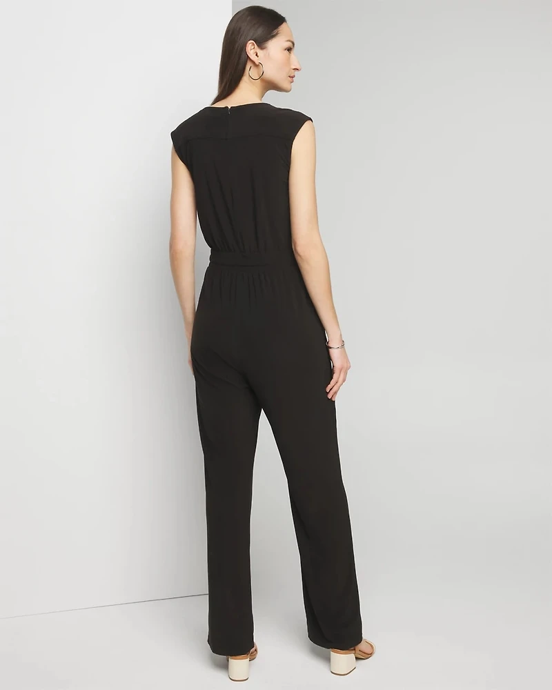 Matte Jersey Utility Jumpsuit