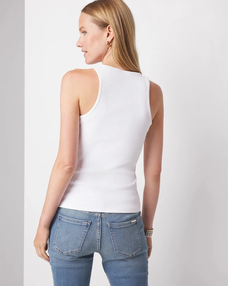 WHBM FORME™ Ribbed Stretch Tank