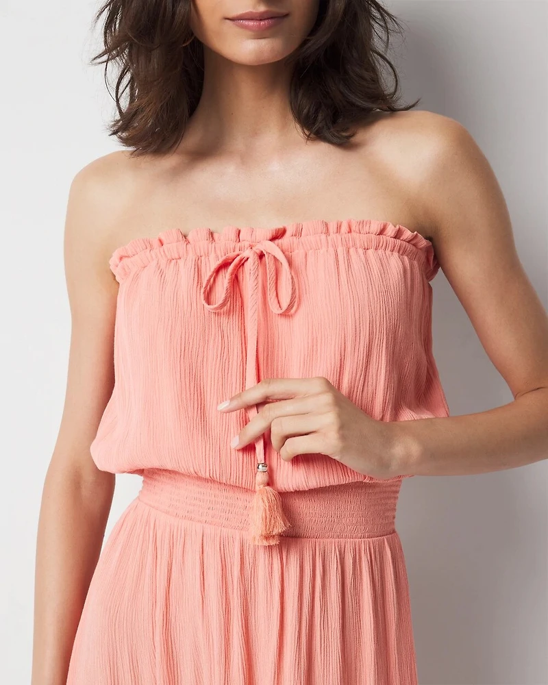 Strapless Maxi Coverup