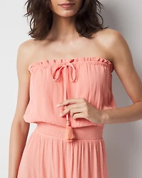 Strapless Maxi Coverup