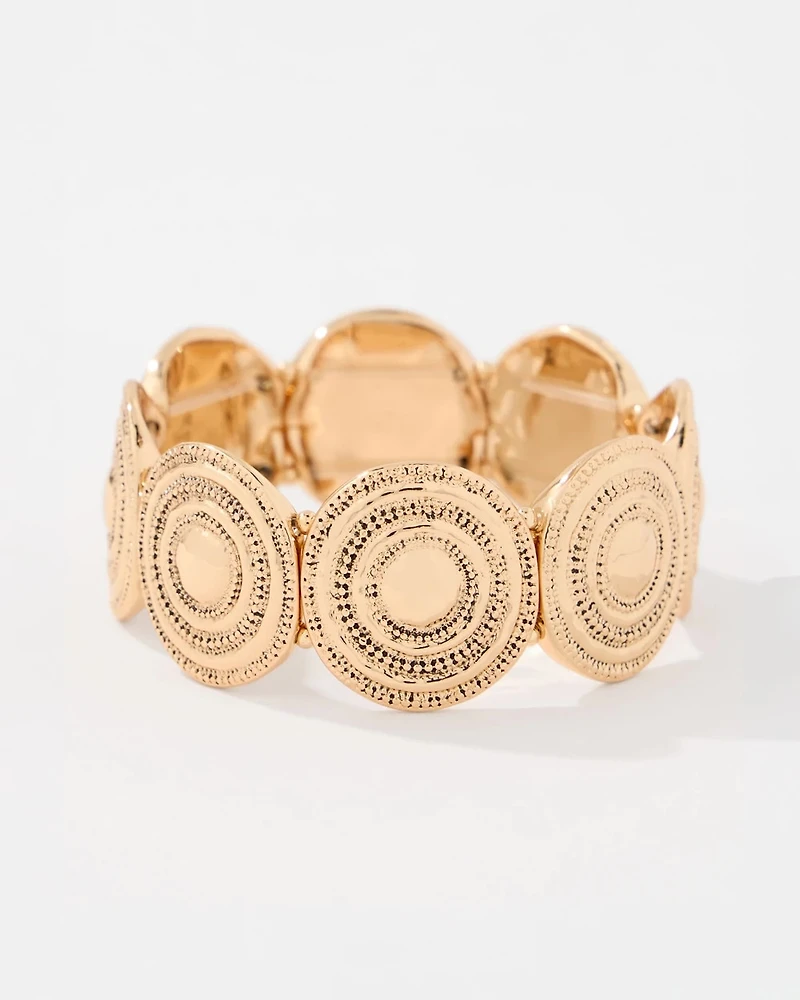 Coin Stretch Bracelet