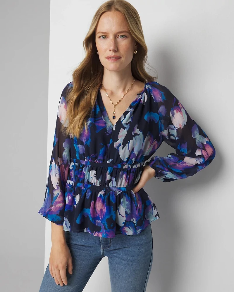 Floral Print Blouse