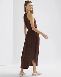 Petite Halter Studded Midi