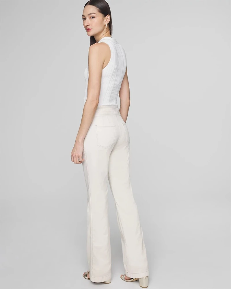 Extra High-Rise Pret Trapunto Trouser